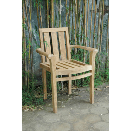 Anderson Teak Classic Stackable Armchair (Fully Built & 4 pcs in a box)