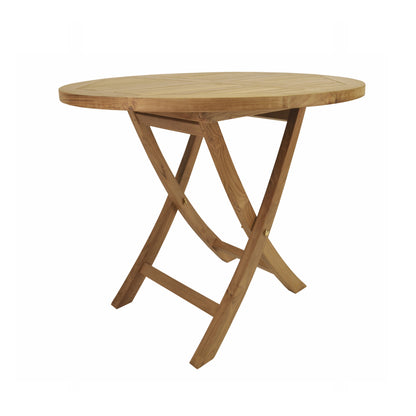 Anderson Teak Bahama 35" Round Bistro Folding Table