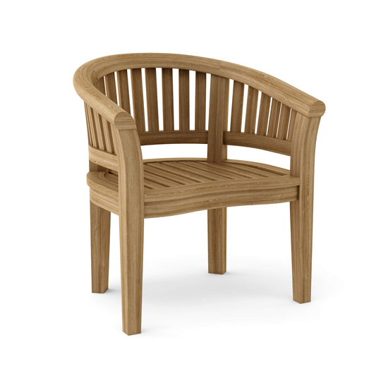 Anderson Teak Curve Armchair Extra Thick Wood