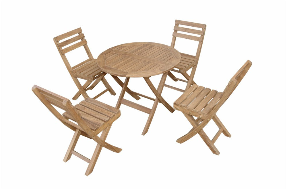 Anderson Teak Chester Alabama 5-Pieces Bistro Set