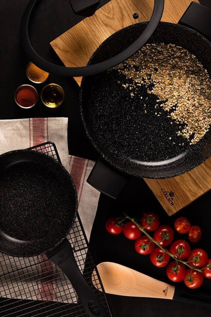 Gerlach GRANITEX Frying Pan with Lid 7.9"