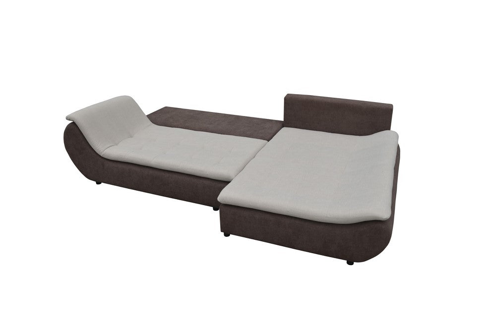 Maxima House Sectional FULL size Sleeper Sofa PRATO with storage