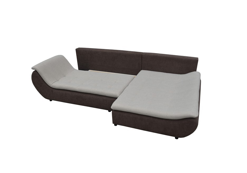 Maxima House Sectional FULL size Sleeper Sofa PRATO with storage