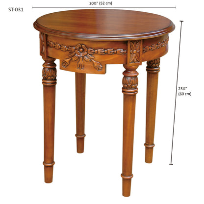 Anderson Teak Regency Flower Side Table