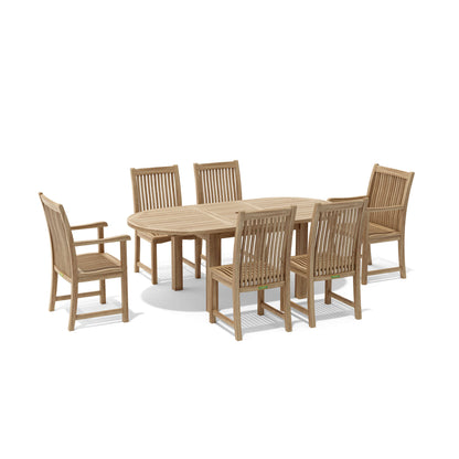 Anderson Teak Bahama Chicago 7-Pieces Dining Set A