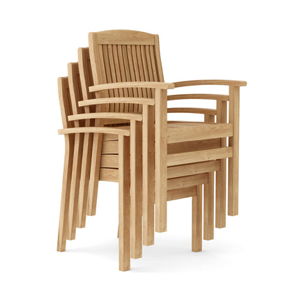 Anderson Teak Sahara Stackable Dining Armchair