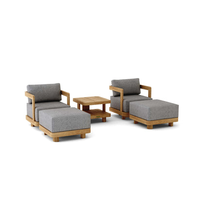 Anderson Teak SET-905 5-pc Granada Deep Seating