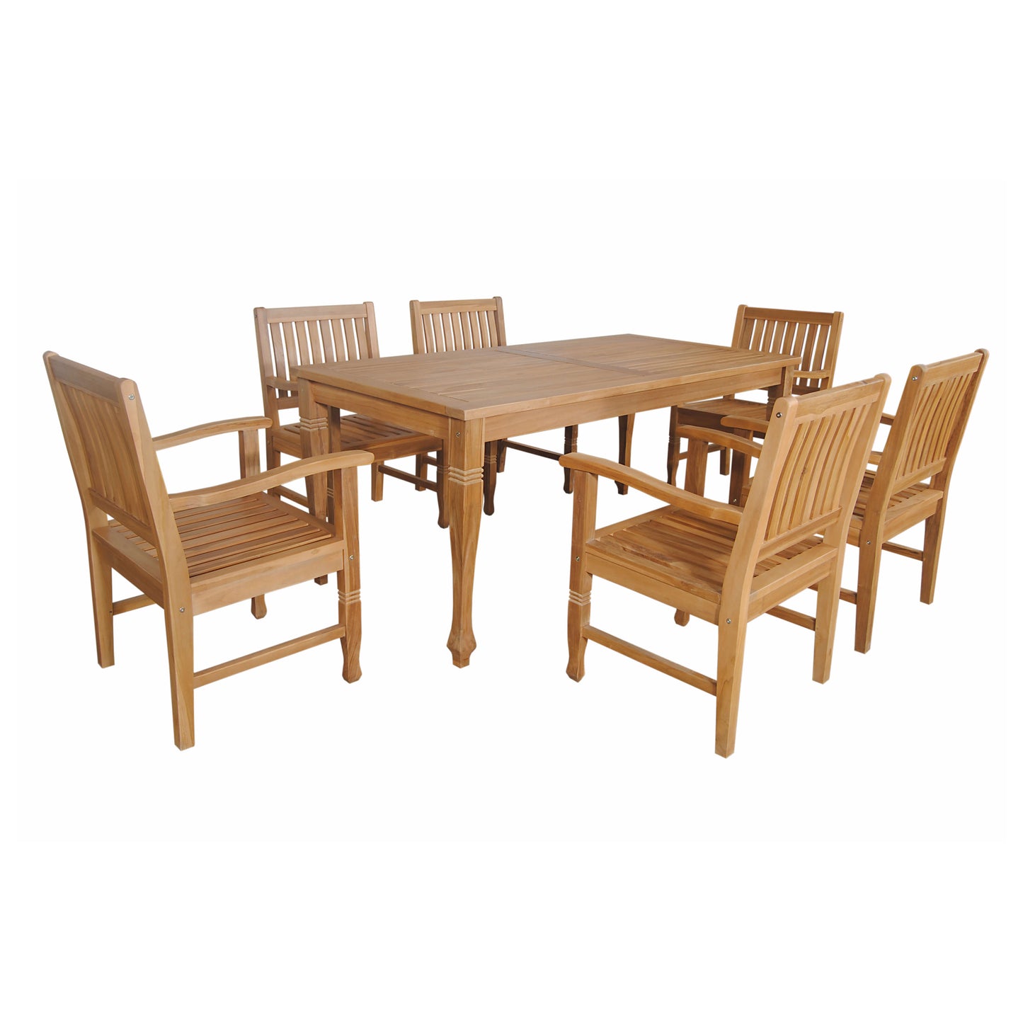 Anderson Teak Rockford 7-Pieces Dining Set