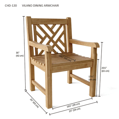 Anderson Teak Vilano Dining Armchair