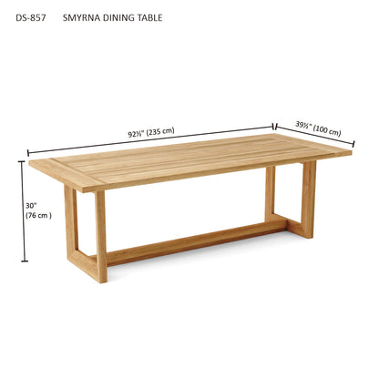 Anderson Teak Smyrna Dining Table