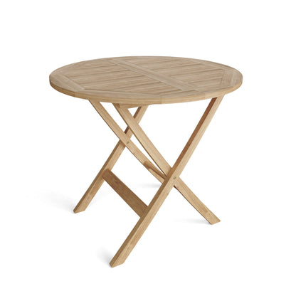 Anderson Teak Windsor 31" Round Picnic Folding Table