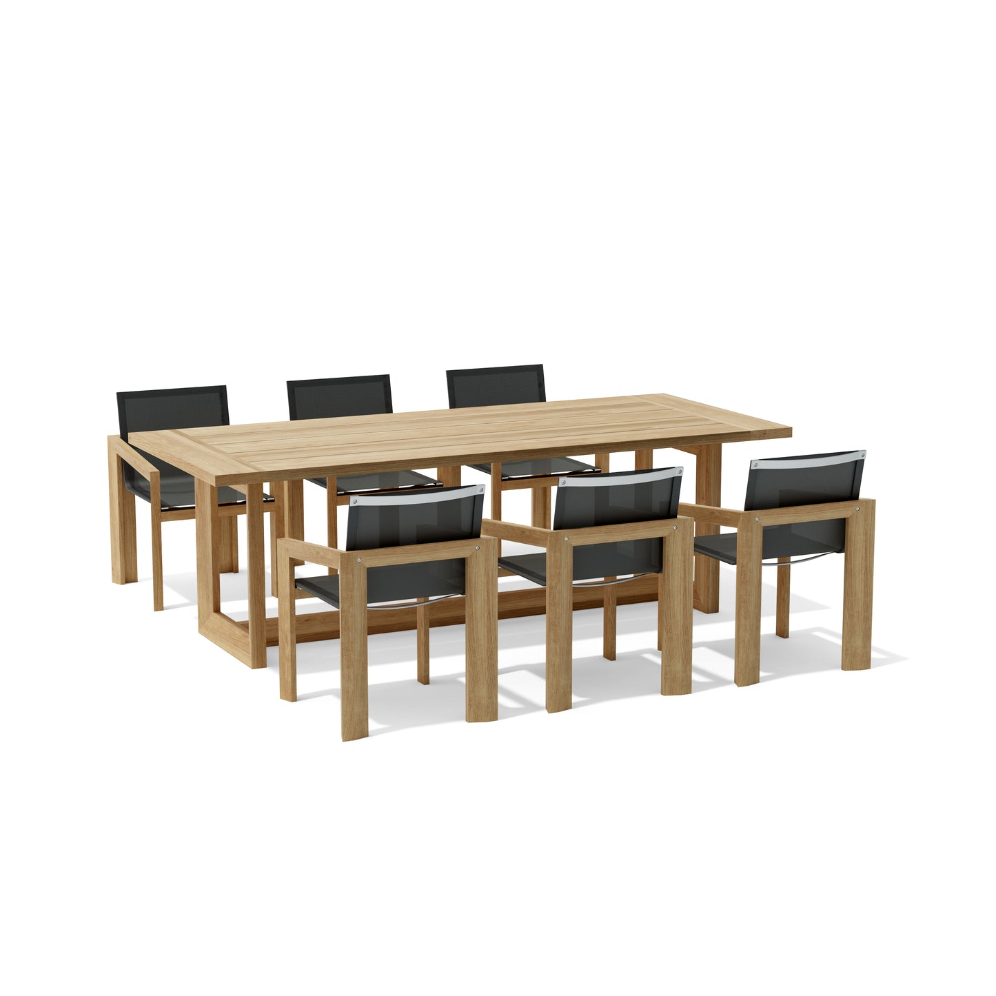 Anderson Teak SET-856 7-pc Smyrna Dining Table Set