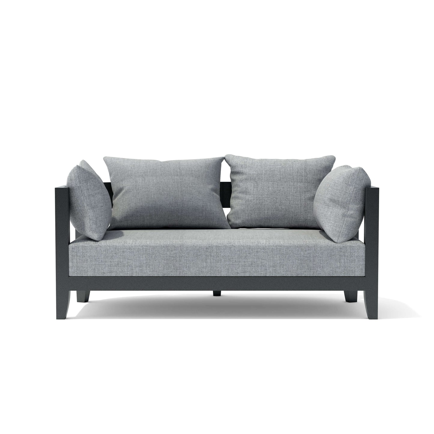 Anderson Teak Coronado Deep Seating Aluminum Loveseat