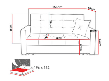 Maxima House ZAYN Sofa bed