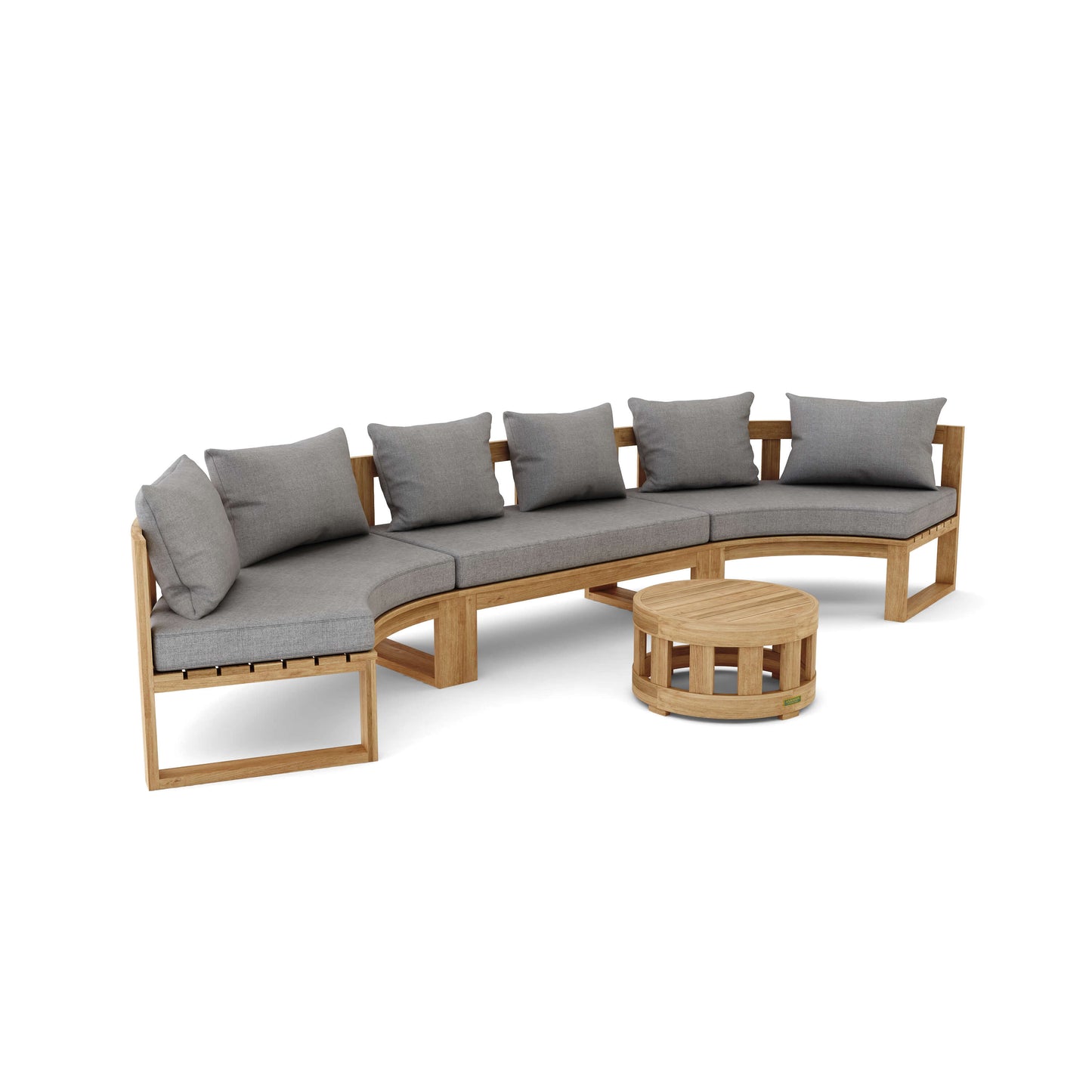 Anderson Teak SET-814 Circular Modular Deep Seating Set