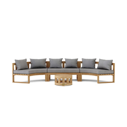 Anderson Teak SET-814 Circular Modular Deep Seating Set