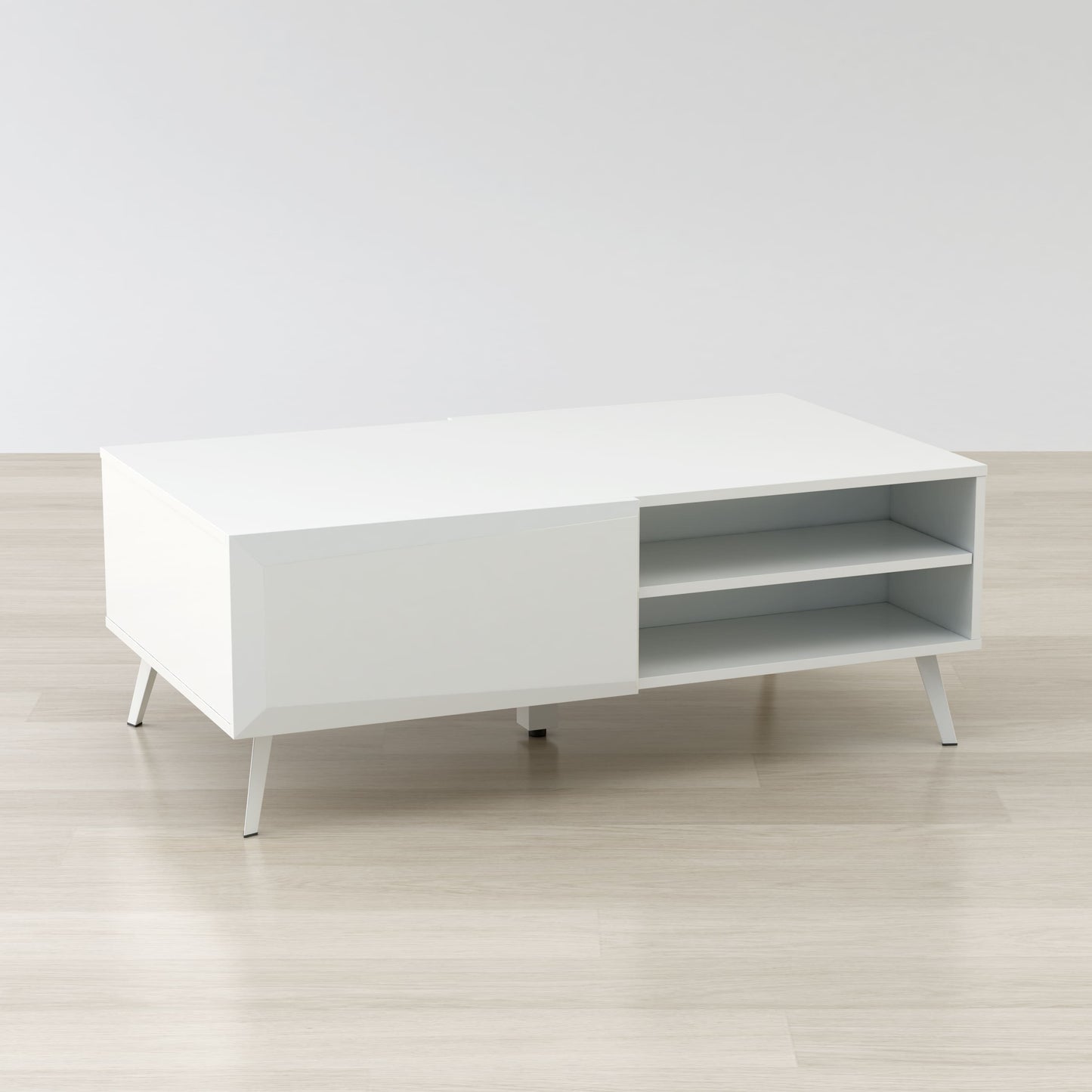 Anderson Teak Altus 43" Coffee Table Gloss White