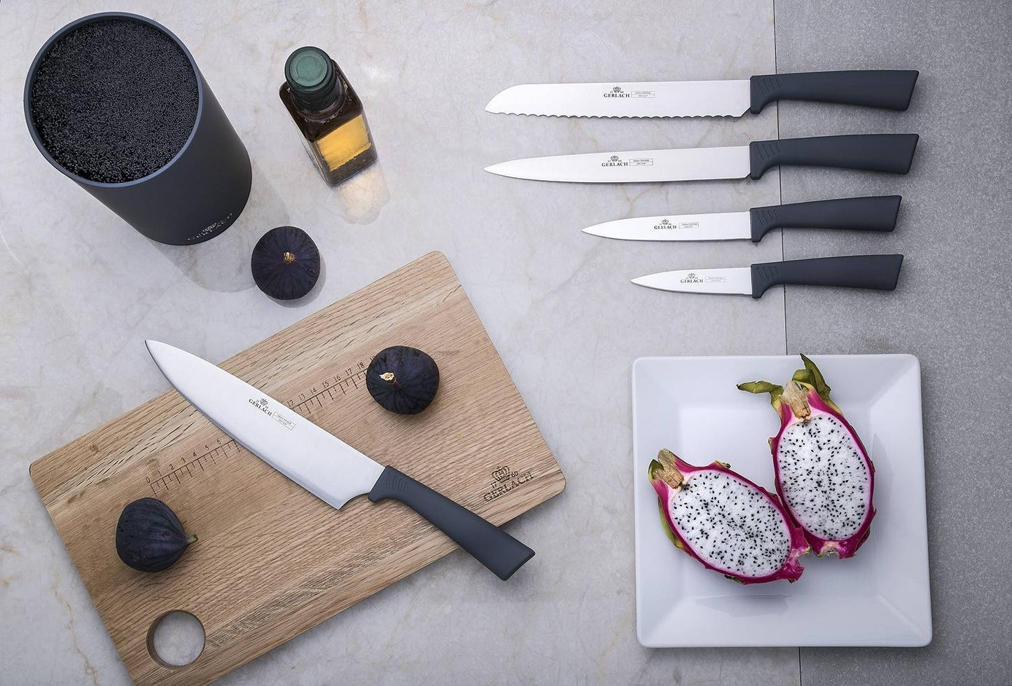 Gerlach SMART 5pcs Knives Set in a block