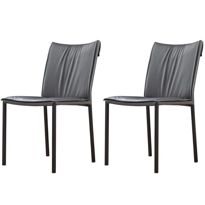 Las Vegas | Luxury Casual Eco-Leather Dining Chairs, Set Of 2, 18876