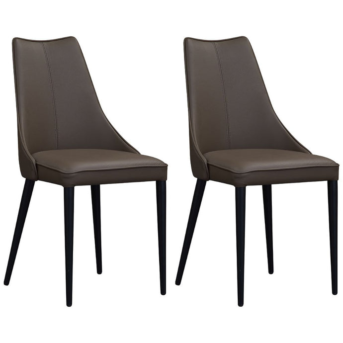 Milano | Italian Leather Premium Quality Dining Chairs, Set of 2, 18991-C