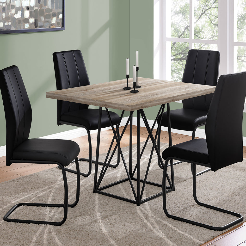 48" x 36" Modern Dining Table For Small Spaces, 4 Seater, 332619