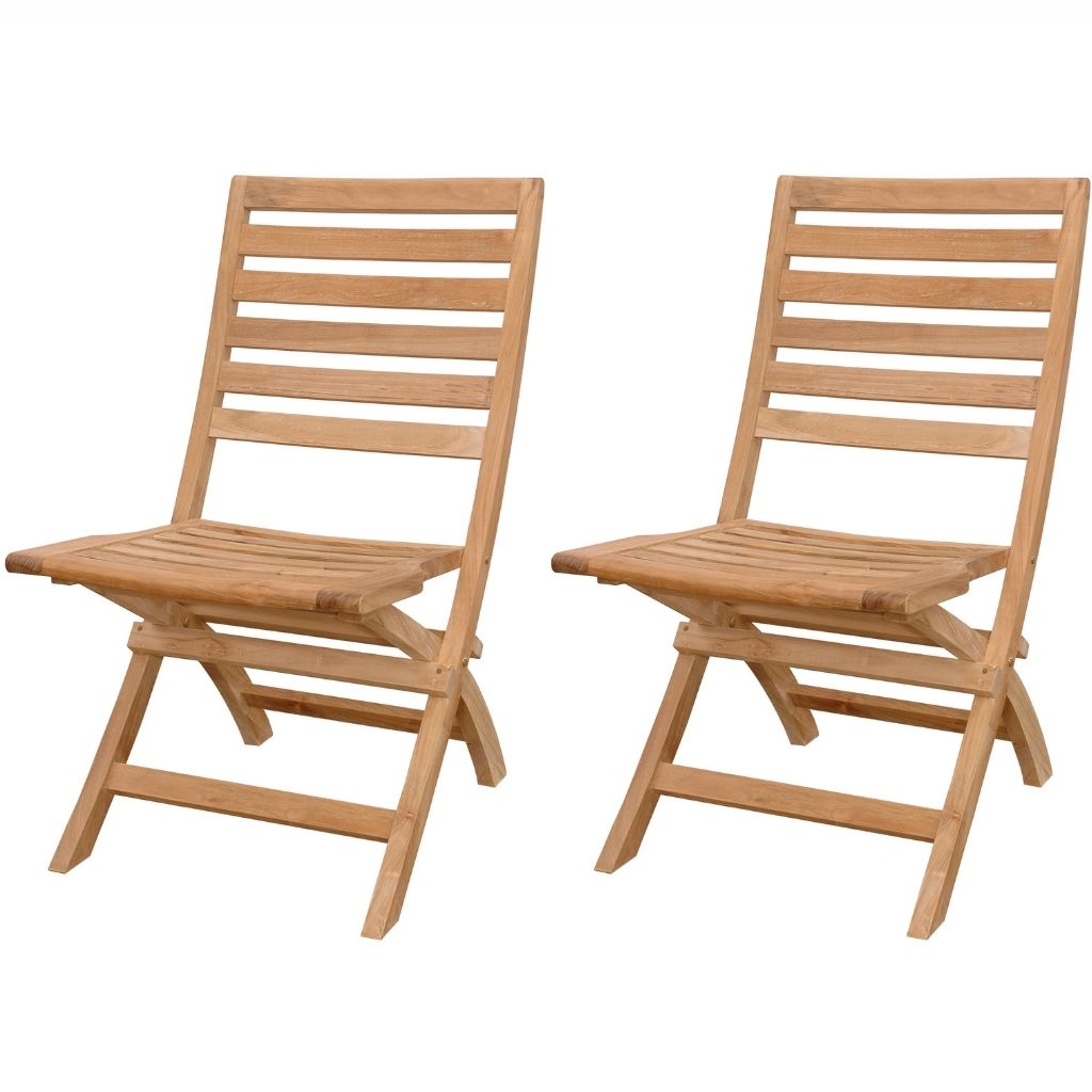 Anderson Teak Andrew Folding Chair, Set of 2