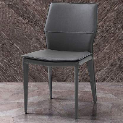 Whiteline Modern Living Miranda Dark Gray Dining Chairs, set of 2, featuring a modern design and versatile color.