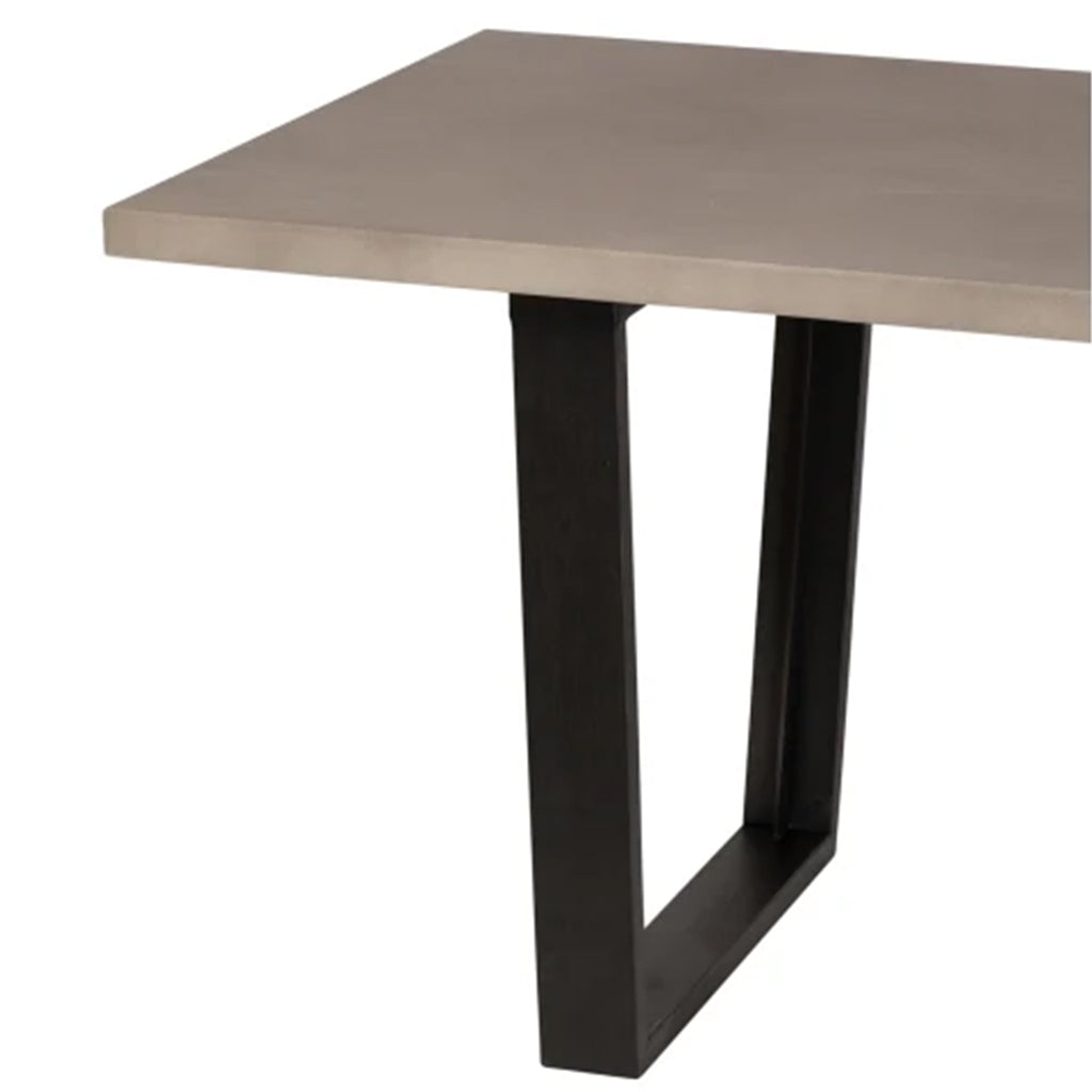 Lucian | Modern Concrete Dining Table, Metal Legs, 6 Seater, VLB-NY200-DT01