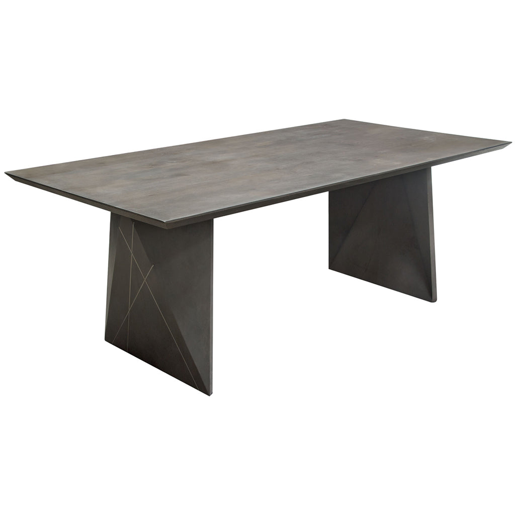 80" x 40" Motion Dining Table, Mango Wood, 6 Seater