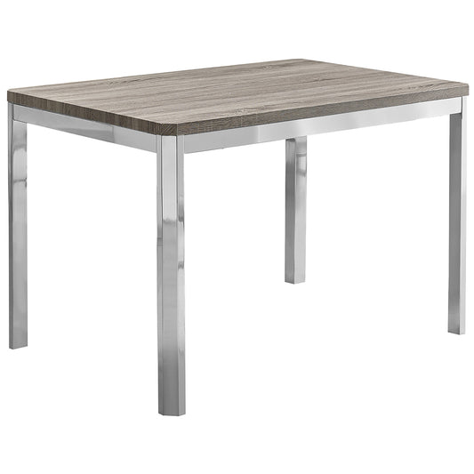 47.5" x 31.5" Wood Table With Metal Legs For 4, 332582