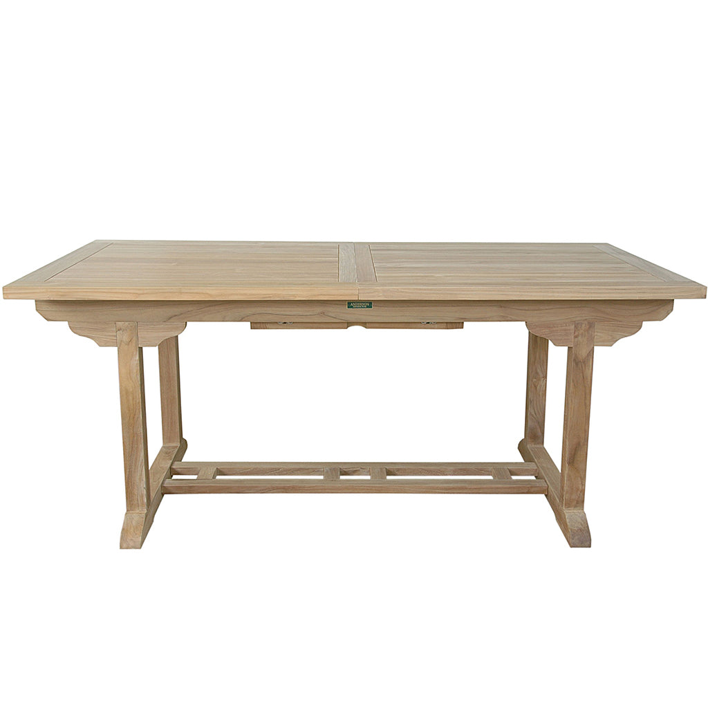 Bahama | Outdoor Wooden Extendable Dining Table for 10 Teak Wood, TBX-008R