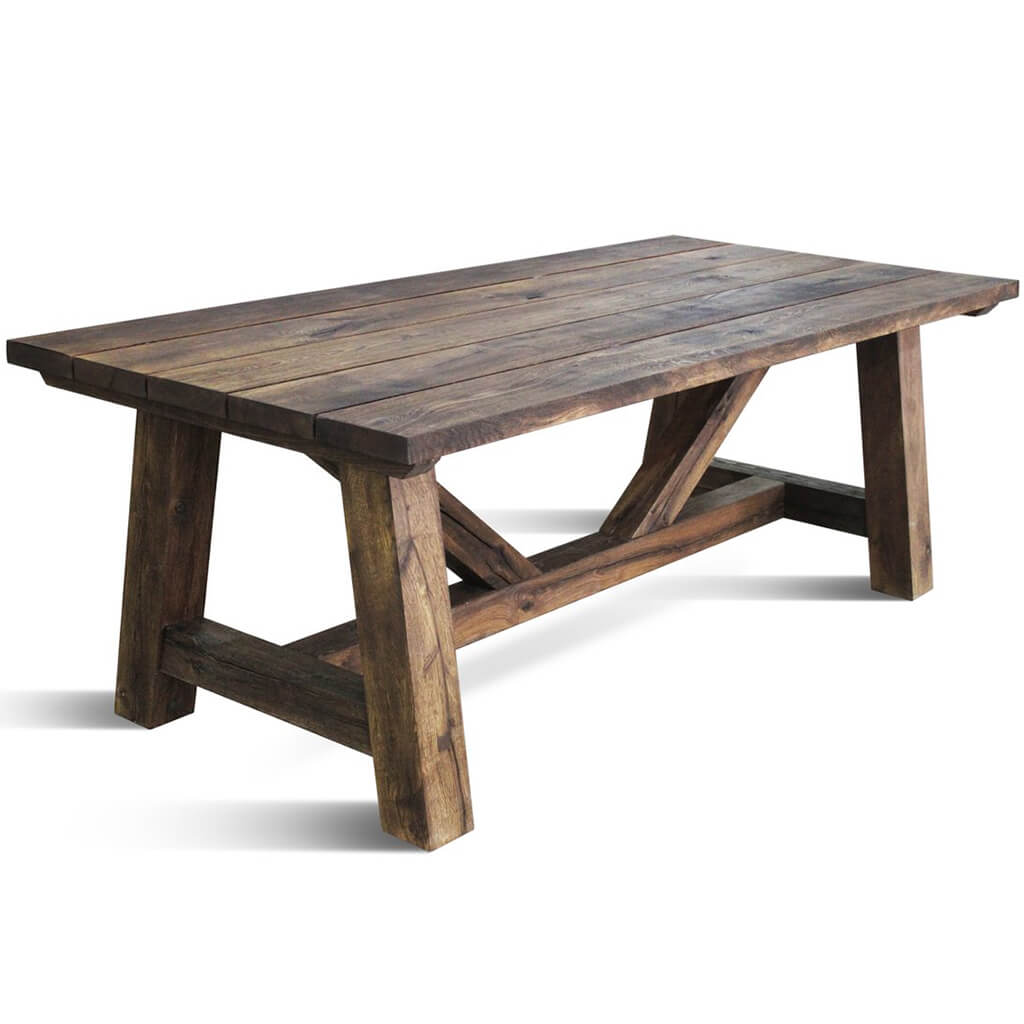 Snurr | Solid Oak Table For 8, Handmade, Rectangular, SCANDI067