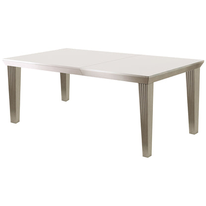 78" Haylie | Antique White Table, Solid Acacia Wood, 8 Seater, IDF-3630T