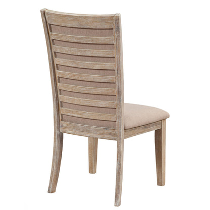 Chiclayo Dining Chair, Set of 2, Iron Brush Swiss Mocha Color, Upholstered, Rubberwood Solids & Plywood, 8470-02 Brand: Alpine Furniture, Size: 21inW x 25inD x 41inH, Seat height:  18.5in/ 47cm, Material:  Rubberwood Solids & Plywood, Color: Iron Brush Swiss Mocha