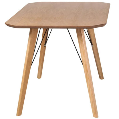 Theo | Small Wooden Dining Room Table, Oak Wood, 4 Seater, KHA-GT335CS