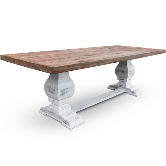 Epoca-T60 | Modern Farmhouse Wood Dining Table, 8 Seater, SCANDI035