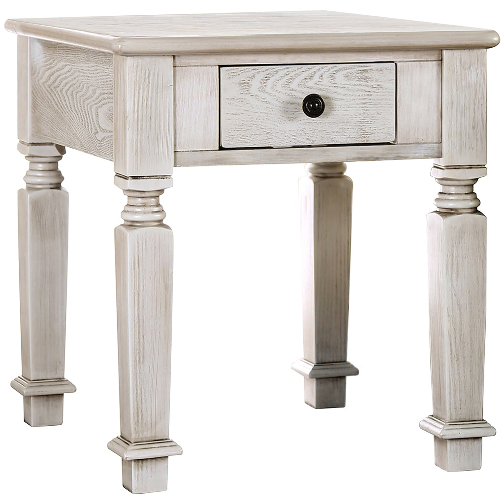 24" Padron | Small Wooden Table 1-Drawer, Accent Table, IDF-4089E