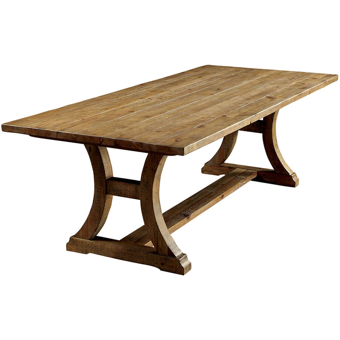 Lyon | 96 inch Rectangular Dining Table, Solid Wood, 8 Seater, IDF-3829T
