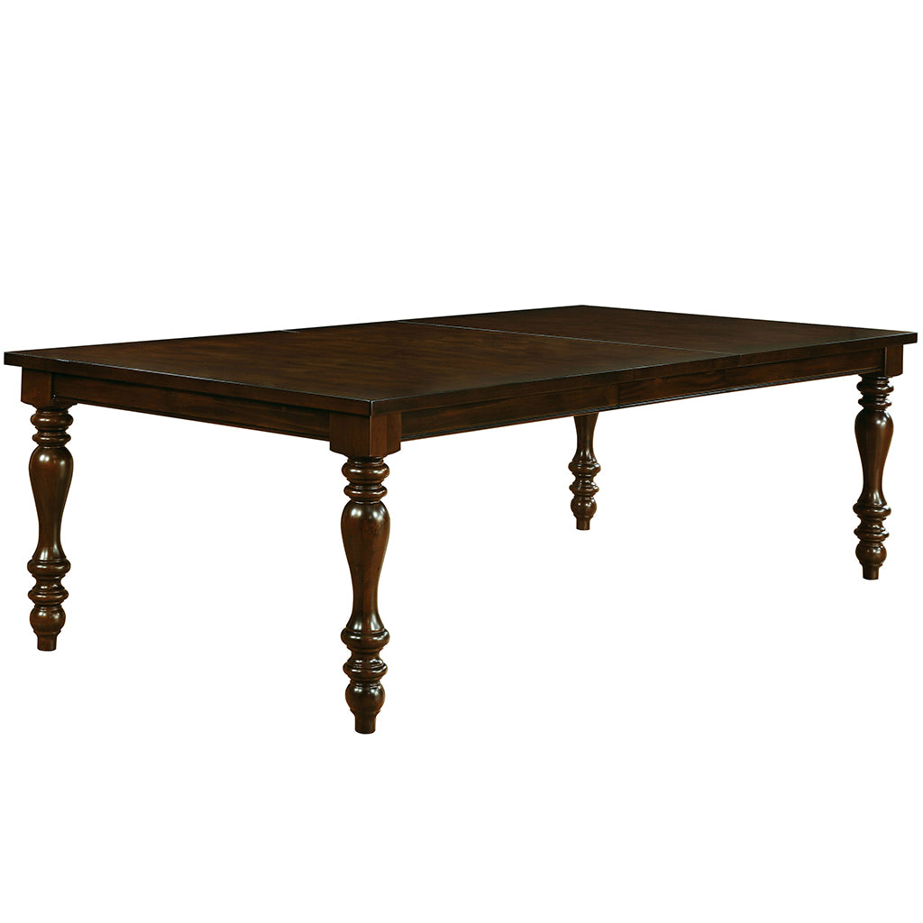 90" x 42" Roselyn | Extendable Wooden Table, Solid, IDF-3133T