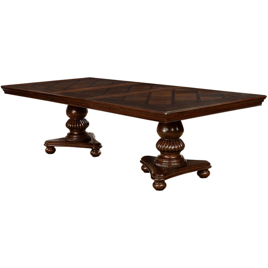 103" Jill | Extendable Table 10 Seater, Brown Cherry, IDF-3350T