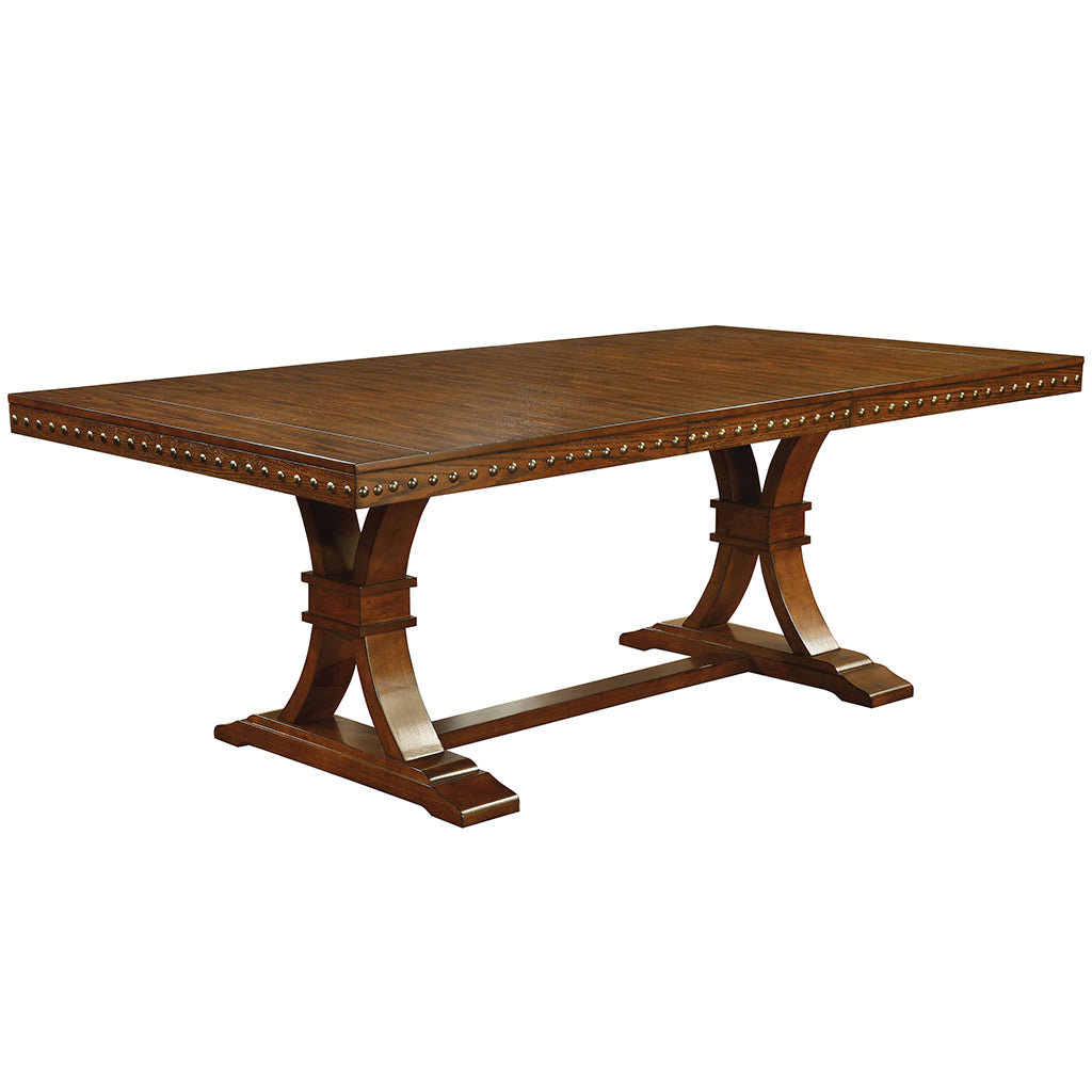 78" Monte | Solid Wood Expandable Dining Table, 8 Seater, IDF-3437T