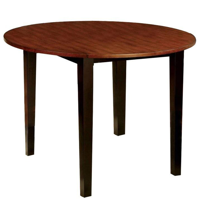Benzara Transitional Style Double Drop Leaf Table, Round, Wooden, Brown, BM123803 Size: 42inW x 42inD x 30inH; Weight: 52.25lb Shape: Round; Material: Wood; Seating Capacity: Seats 2-4 people; Color: Brown