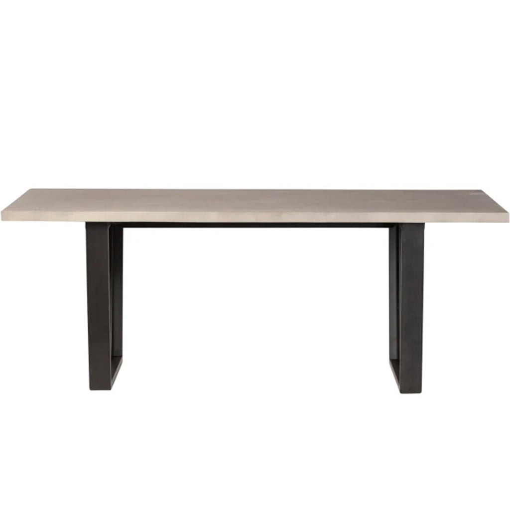 Lucian | Modern Concrete Dining Table, Metal Legs, 6 Seater, VLB-NY200-DT01