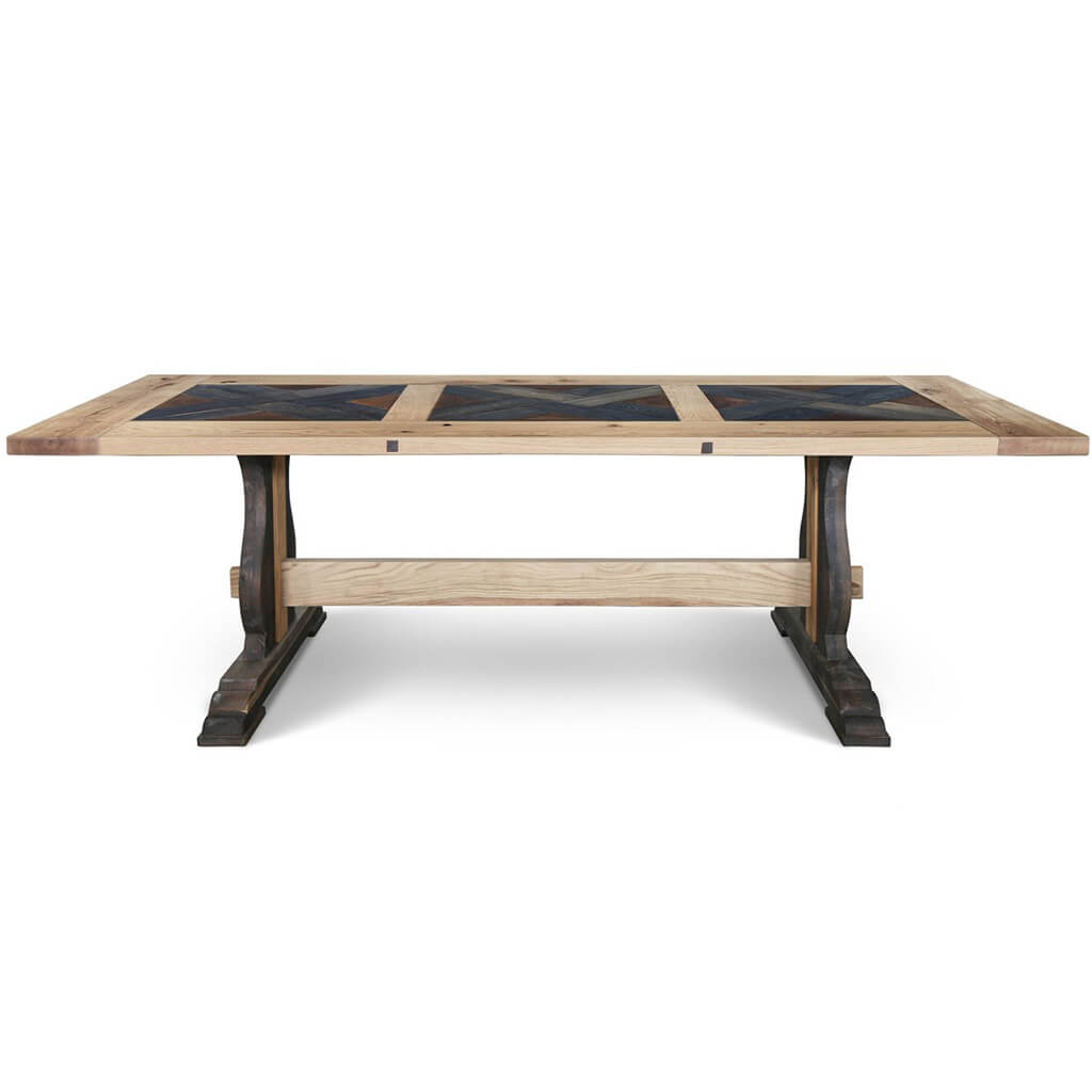 Bound Ava | Black Wood Dining Table, Rectangular, Solid Oak Wood, 8 Seater, SCANDI053