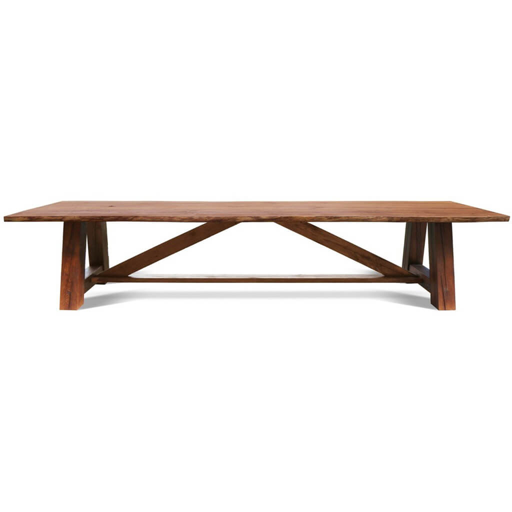 Bomme 1812 | Live Edge Long Dining Table, Solid Oak, 12 Seater, SCANDI111