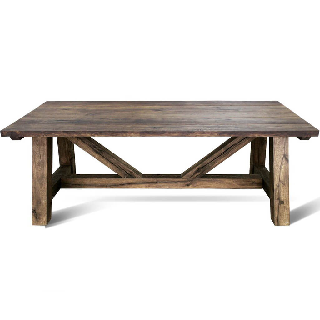 Snurr | Solid Oak Table For 8, Handmade, Rectangular, SCANDI067