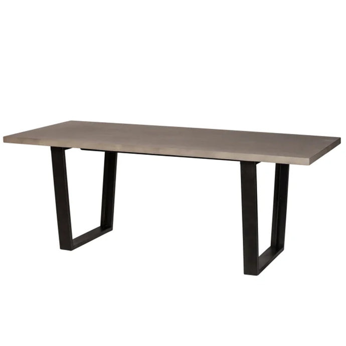 Lucian | Modern Concrete Dining Table, Metal Legs, 6 Seater, VLB-NY200-DT01