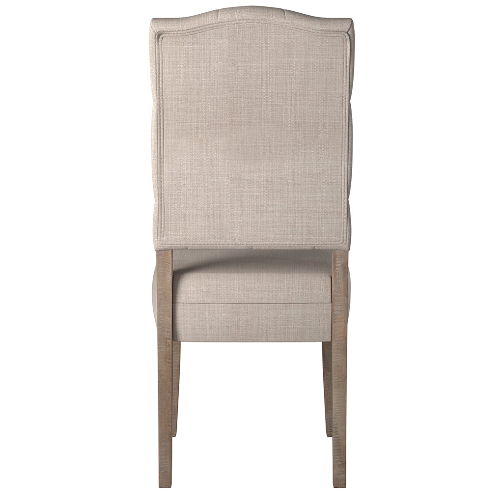 Newberry Dining Chair, Set of 2, Weathered Natural Color, Upholstered, Acacia Solids, 2068-02, Brand: Alpine Furniture, Size: 20inW x 25inD x 43inH, Material: Acacia Solids, Color: Weathered Natural Color