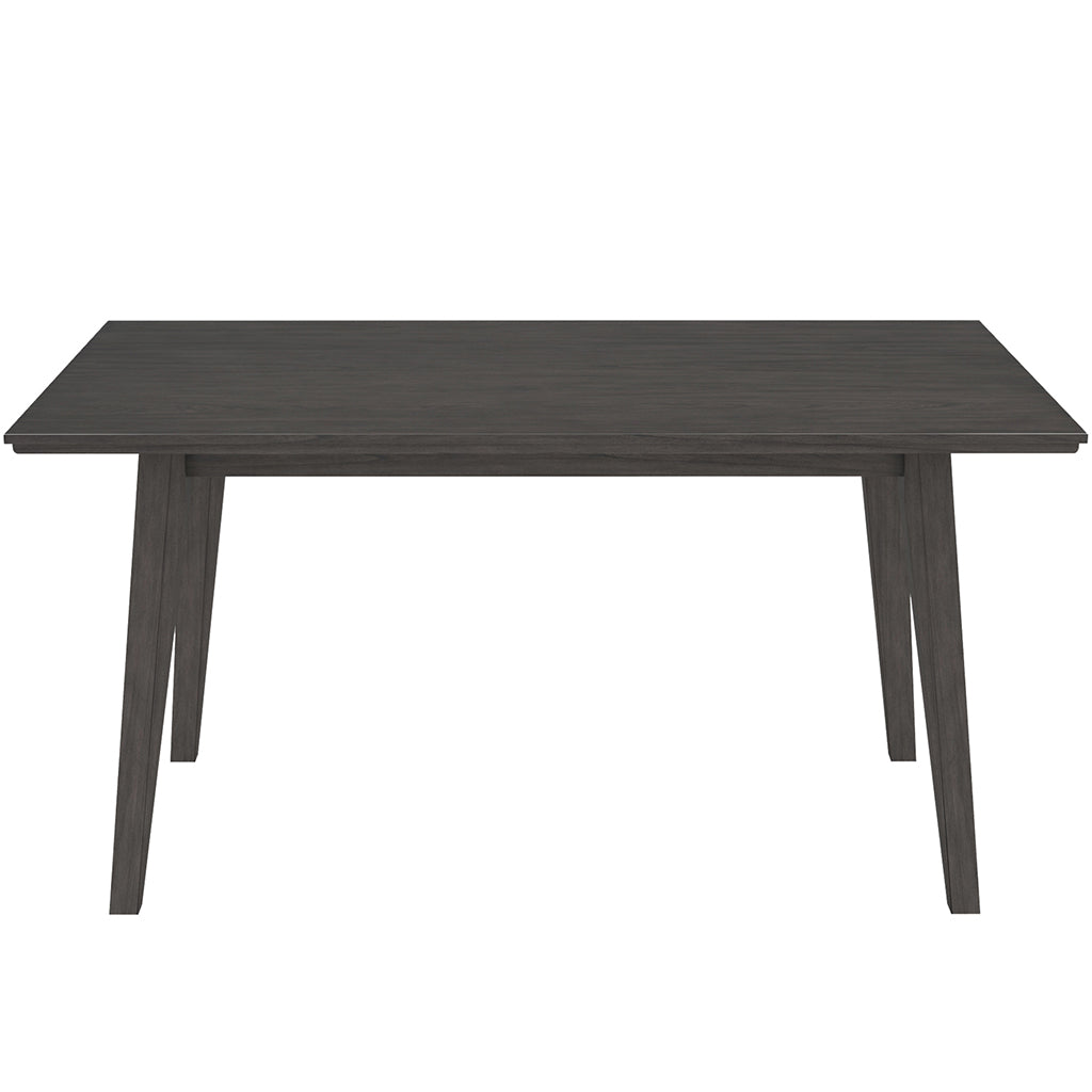 Ashland | Gray Rectangle Dining Table, Rubberwood, 6 Seater, 201-311GY