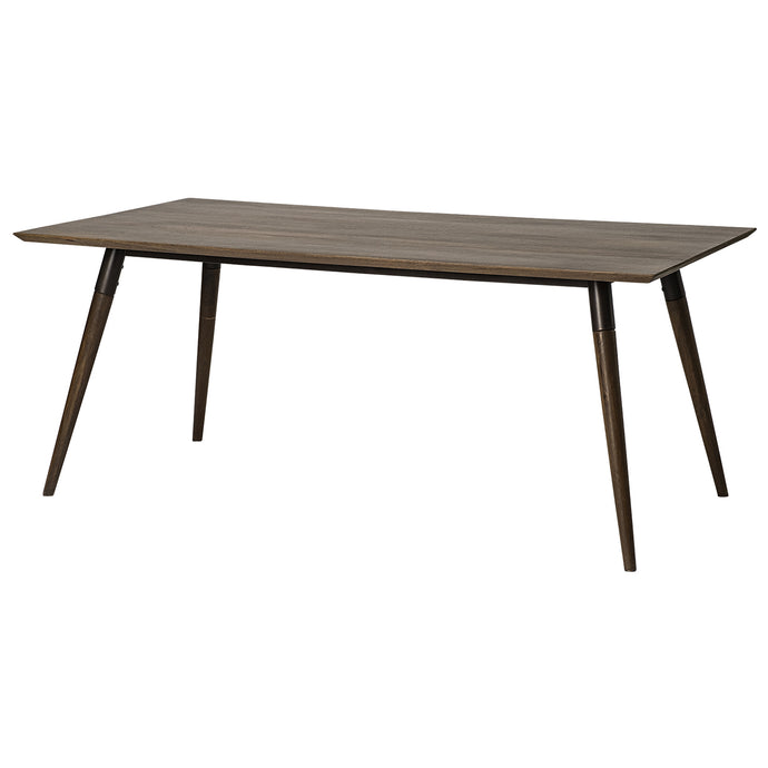 72 inch Wooden Mid Century Modern Table For 6, 380477